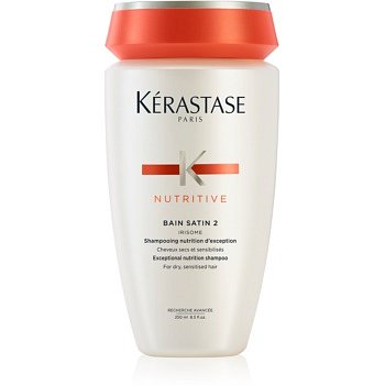 Kérastase Nutritive Bain Satin 2 vyživující šamponová lázeň pro suché zcitlivělé vlasy 250 ml