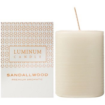 Luminum Candle Premium Aromatic Sandalwood vonná svíčka střední (Ø 60 - 80 mm, 32 h)