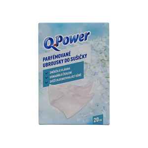 Q-Power parfémované ubrousky do sušičky 20 ks