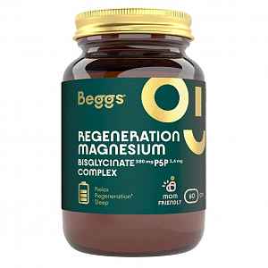Beggs Magnesium bisglycinate 380 mg + P5P Complex 60 kapslí
