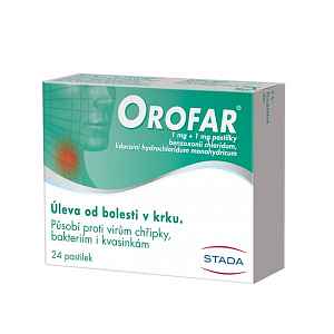 OROFAR 1MG/1MG pastilka 24