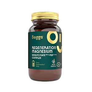 Beggs Magnesium bisglycinate 380 mg + P5P Complex 60 kapslí