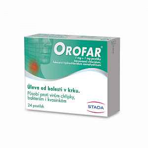 OROFAR 1MG/1MG pastilka 24