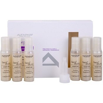 Alfaparf Milano Semi di Lino Moisture vyživující olej pro suché vlasy  6 x 13 ml