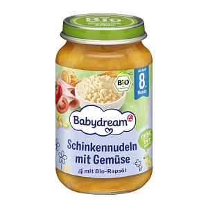Babydream BIO příkrm šunkové nudle se zeleninou 220 g