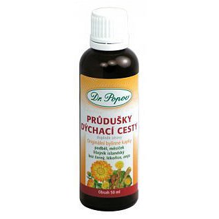 Dr.Popov Průdušky dýchací cesty 50ml