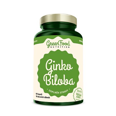 GreenFood Nutrition Ginkgo Biloba 60cps