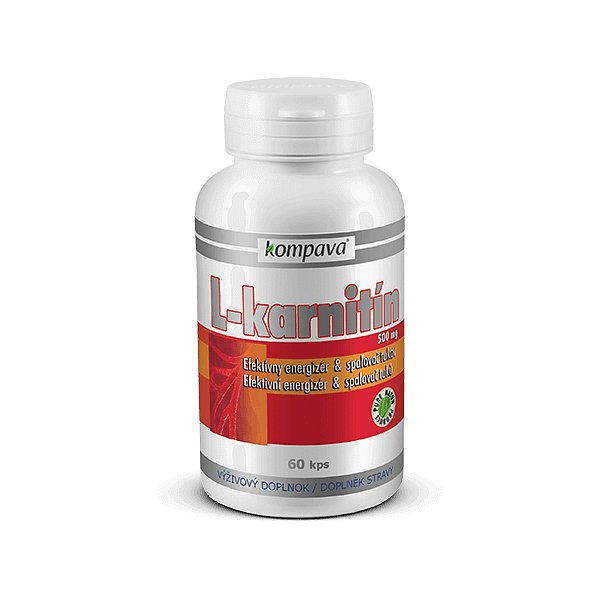 Kompava L-karnitin 500mg 90kps