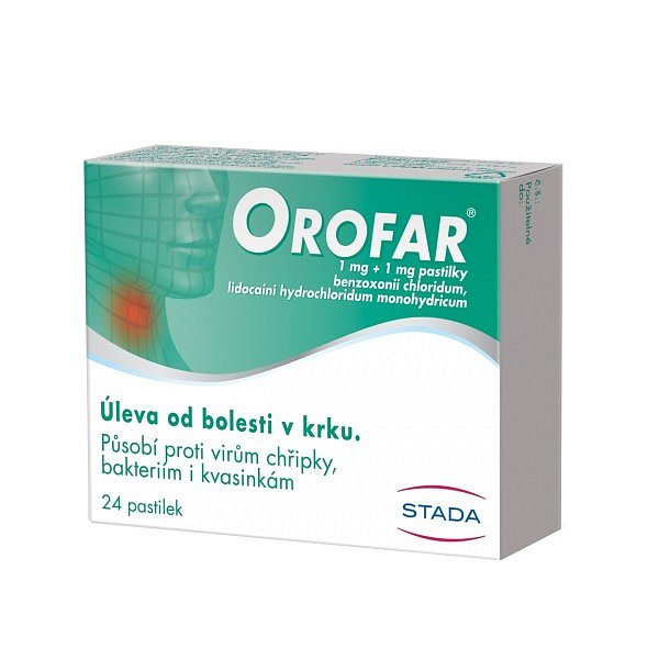 OROFAR 1MG/1MG pastilka 24