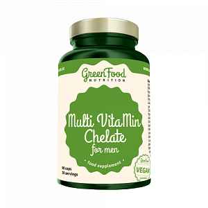 GreenFood Nutrition Multi VitaMin Chelate pro muže 90cps