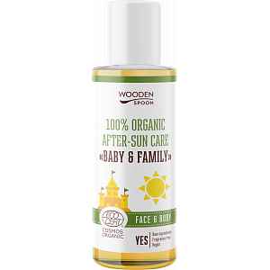 WoodenSpoon Dětský organický krém po opalování Baby & Family 50ml