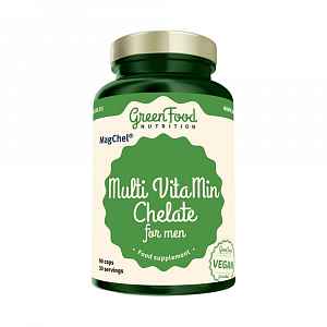 GreenFood Nutrition Multi VitaMin Chelate pro muže 90cps