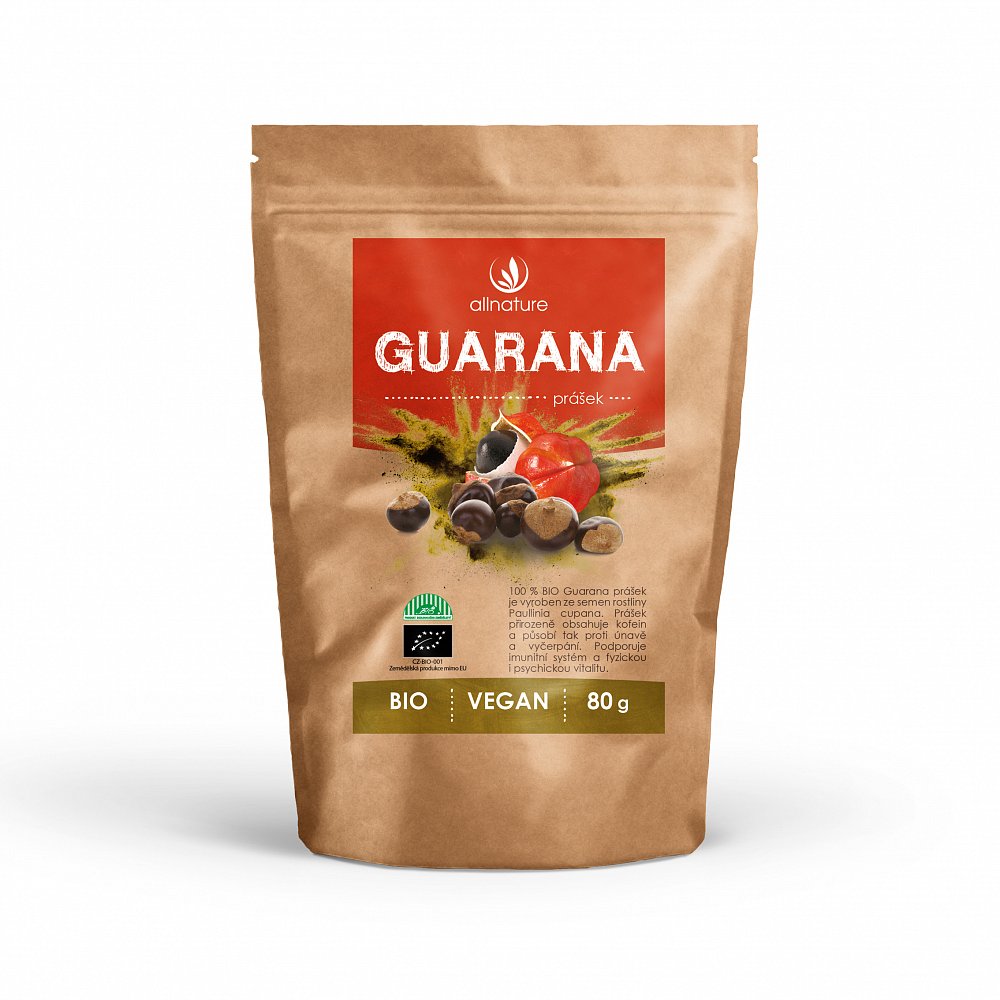 ALLNATURE Guarana prášek Bio 80 g