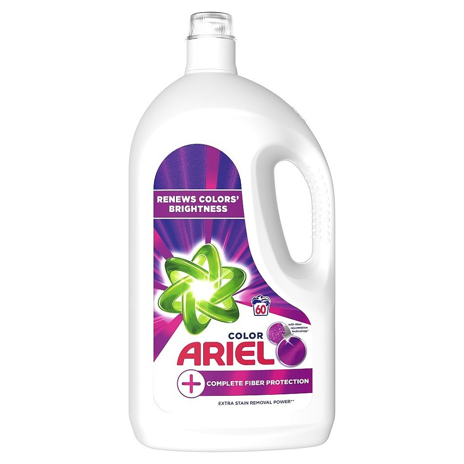 ARIEL Complete Fiber Protection color Tekutý prací gel 60 pracích dávek/3300 ml