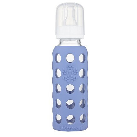 Lifefactory kojenecká láhev 250ml BlueBerry