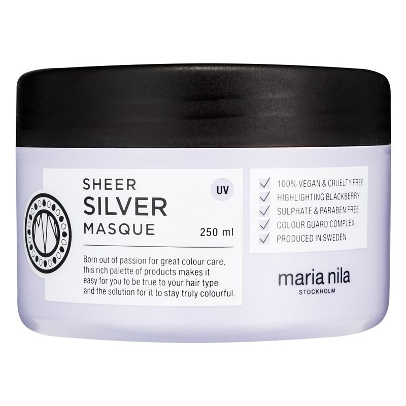 Maria Nila Vyživující maska pro blond vlasy Sheer Silver  250 ml