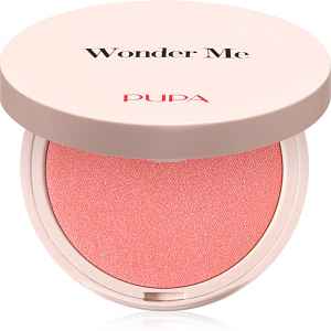 PUPA Milano Wonder Me Natural Effect Blush kompaktní tvářenka pro přirozený vzhled odstín 009 Last Crush - Radiant 4 g