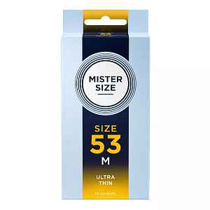 Shunga Mister Size 53 mm kondomy, 10 ks