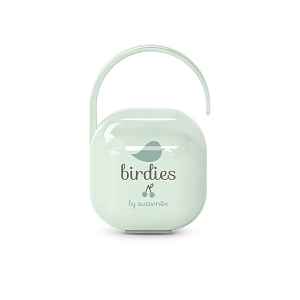 Suavinex Krabička na dudlík BIRDIES 1 ks zelená