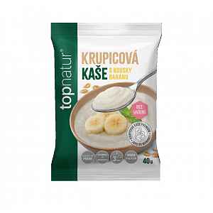 Topnatur Krupicová kaše 40 g s kousky banánu