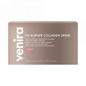 Venira fat burner collagen drink mořský kolagen jahoda 30x6,3 g