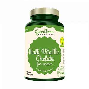 GreenFood Nutrition Multi VitaMin Chelate pro ženy 60cps