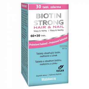 Biotin Strong Hair & Nail tbl. 60+30