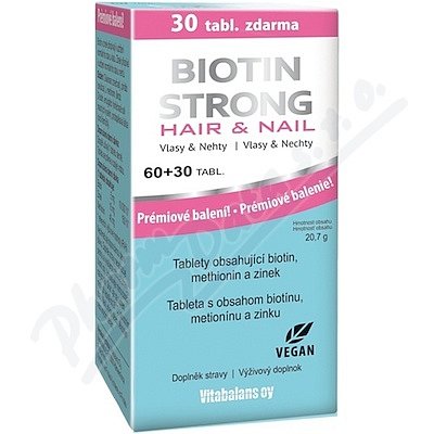 Biotin Strong Hair & Nail tbl. 60+30