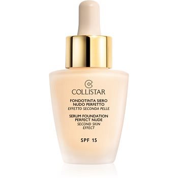 Collistar Foundation Perfect Nude rozjasňující make-up pro přirozený vzhled SPF 15 odstín 0 Cameo 30 ml