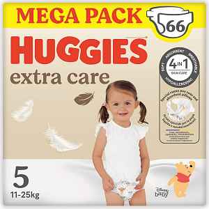HUGGIES® Pleny jednorázové Extra Care vel. 5, 66 ks BOX
