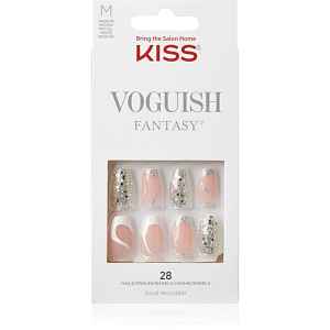 KISS Voguish Fantasy Fashspiration umělé nehty medium 28 ks