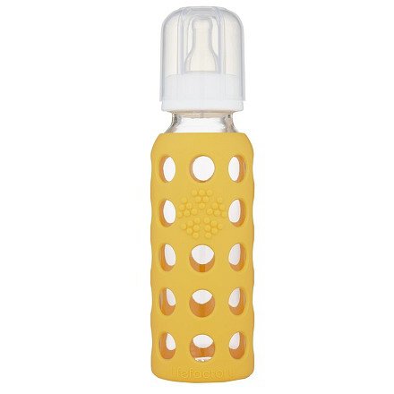 Lifefactory kojenecká láhev 250ml Mango