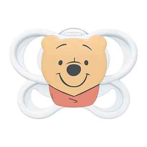 NUK Perfect Match Air Dudlík Disney Medvídek Pú 0–6m box 1 ks white