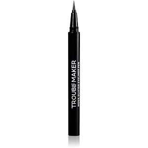 Trouble Maker Nova Glitter Liquid Eyeliner Pen třpytivá linka na oči odstín Black Hole Black 0.5 ml