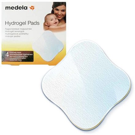 MEDELA Polštářky hydrogelové hojicí ragády 4ks