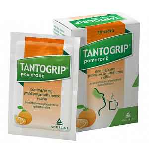 Tantogrip 600 mg/10 mg pomeranč 10 sáčků
