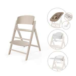 CYBEX Židle jídelní Click&Fold 4v1 All Natural Gold