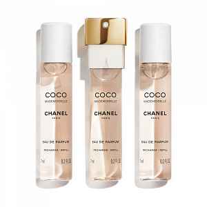 CHANEL COCO MADEMOISELLE  dámská  - EAU DE PARFUM 3 X 7ML NÁPLŇ