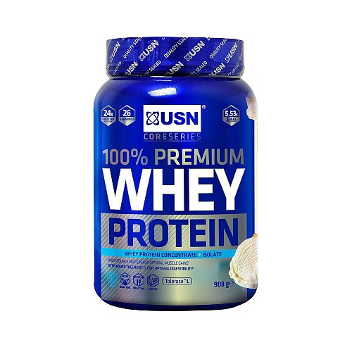 USN 100% Whey Protein Premium vanilka 908g