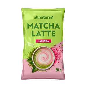 Allnature Matcha latte jahoda 20 g