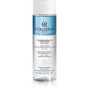 Collistar Cleansing Two-phase Make-up Removing Solution Eyes-Lips dvoufázový odličovač voděodolného make-upu na oči a rty 200 ml