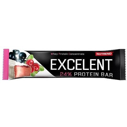 EXCELENT PROTEIN BAR 85g černý rybíz s brusinkami