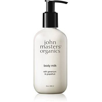 John Masters Organics Geranium & Grapefruit zklidňující tělové mléko 236 ml