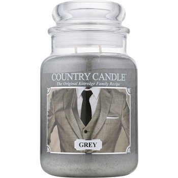 Country Candle Grey vonná svíčka 652 g
