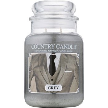 Country Candle Grey vonná svíčka 652 g