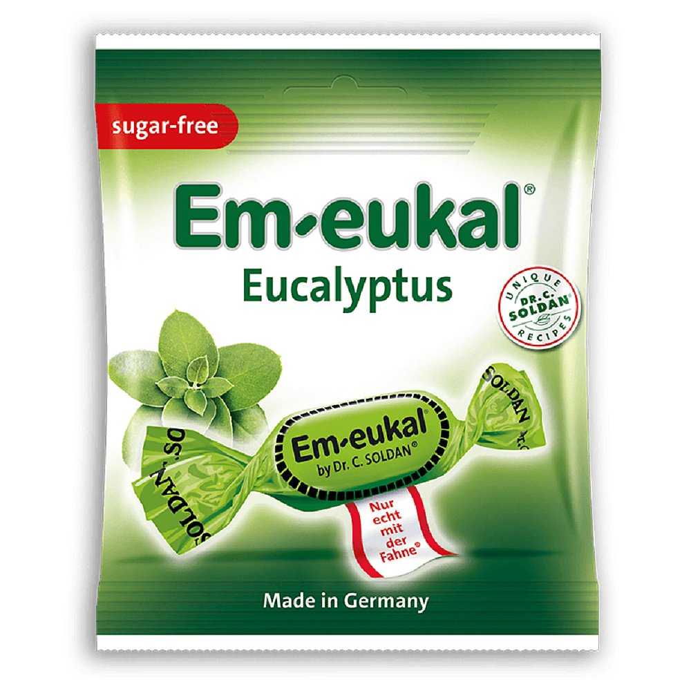 EM-EUKAL pastilky Eukalyptovo-mentolové 50g