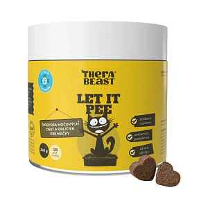 Let It Pee – podpora močových cest a ledvin pro kočky – 120 ks – Therabeast