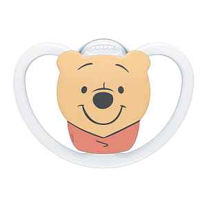 NUK Perfect Match Air Dudlík Disney Medvídek Pú 6–18m box 1 ks white