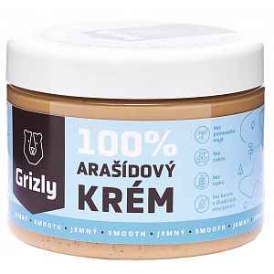 GRIZLY 100% Arašídové máslo jemné 500g