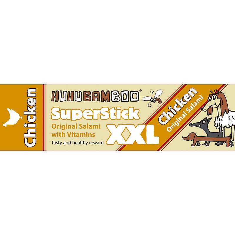 Huhubamboo Superstick - Kuřecí salám XXL 30g